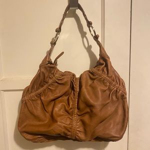 Junior Drake Ruched and Braided detail hobo purse EUC